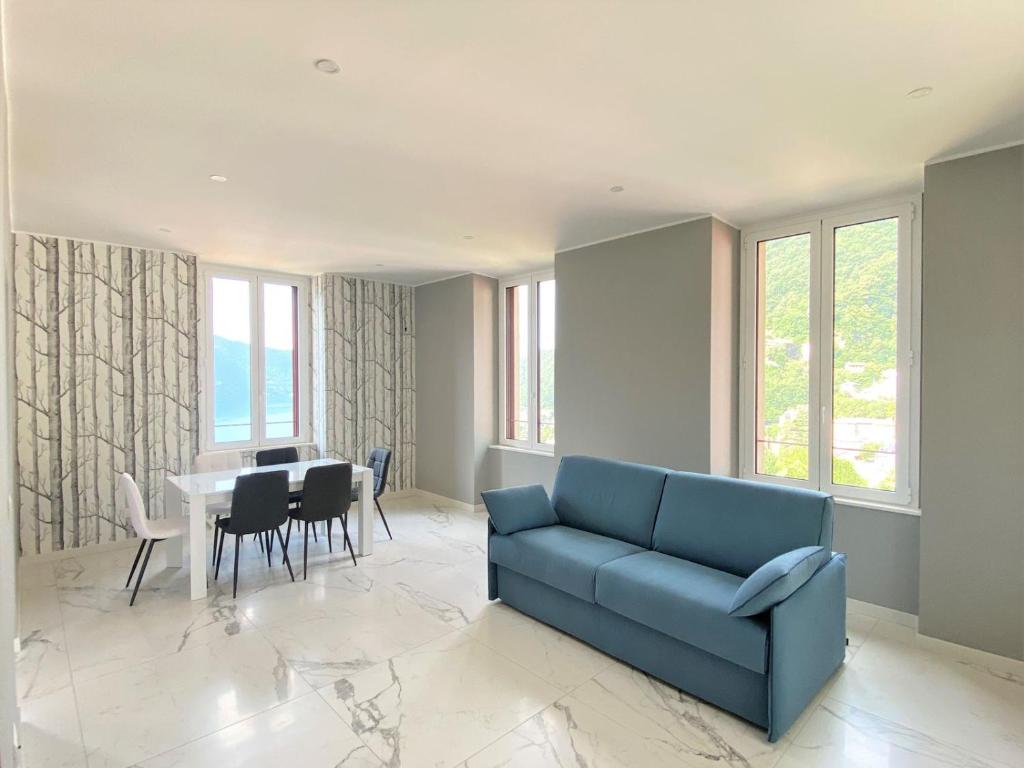 Posezení v ubytování Villa Nova apartment in Moltrasio – Lake Como
