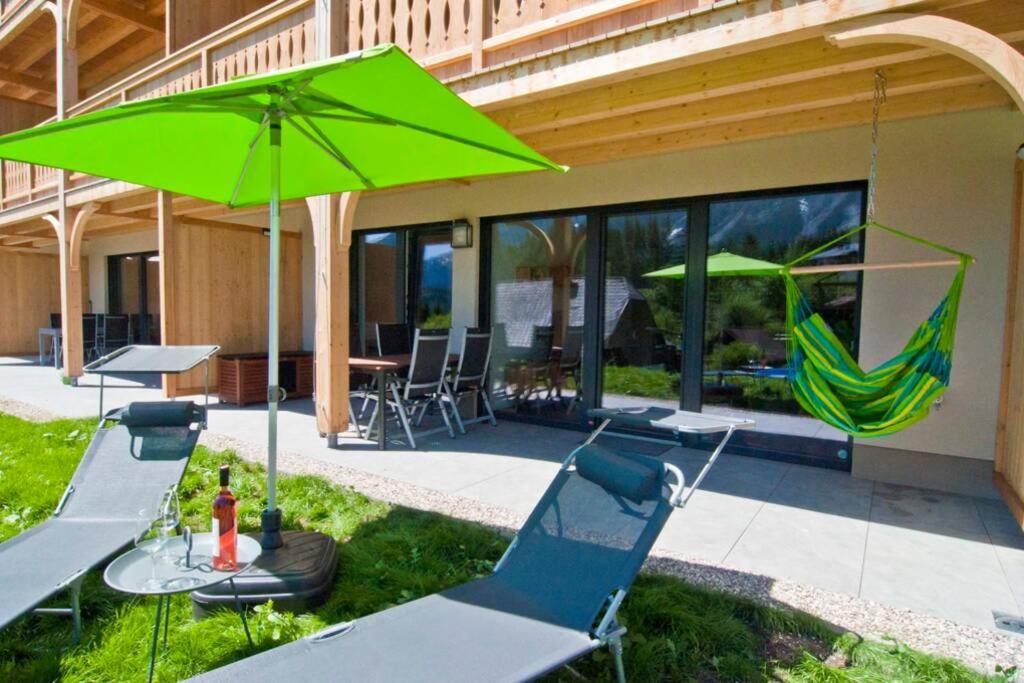 Patio nebo venkovní prostory v ubytování Appartement Grimminggarten