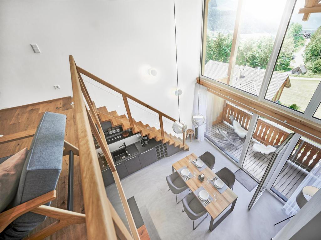 Posezení v ubytování Galeriewohnung Hechelstein 105