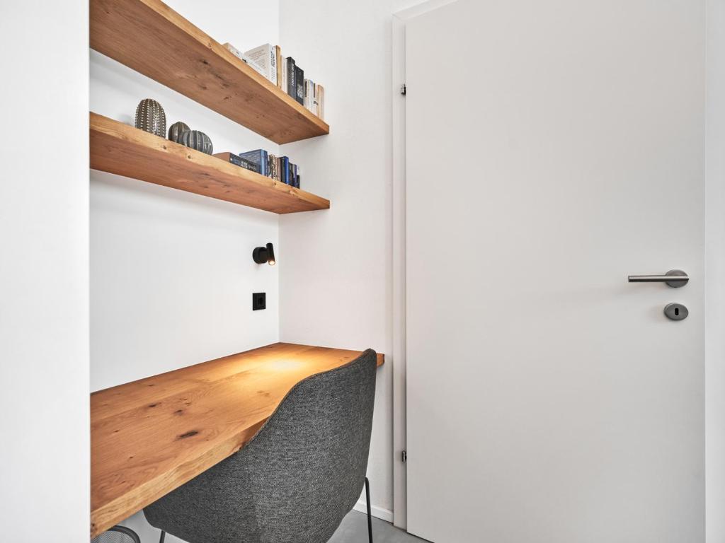 Kuchyň nebo kuchyňský kout v ubytování Galeriewohnung Hechelstein 105