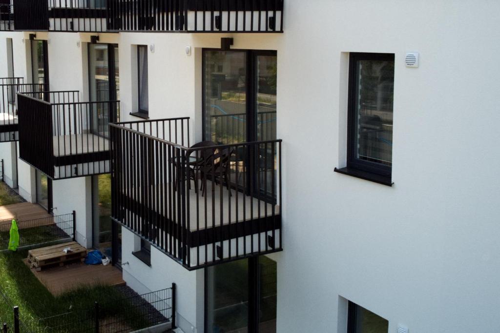 Balkón nebo terasa v ubytování Essence Apartments Sapphire