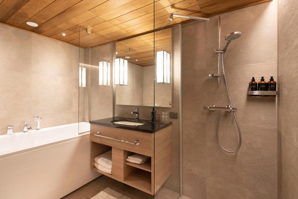 Koupelna v ubytování Lapland Hotels Sky Ounasvaara
