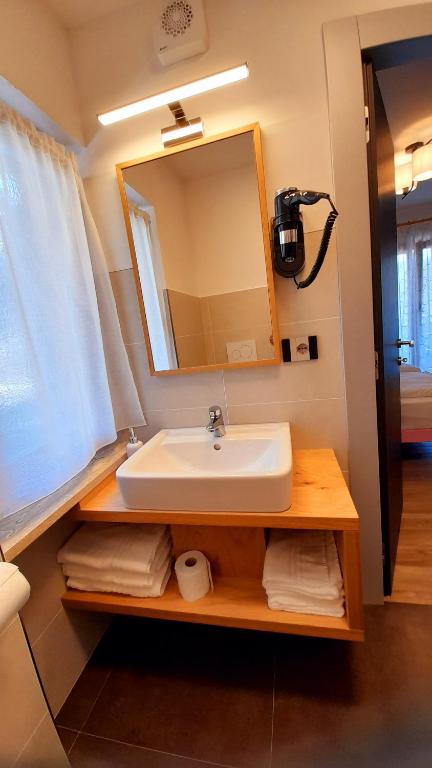Koupelna v ubytování casa vacanze arcobaleno