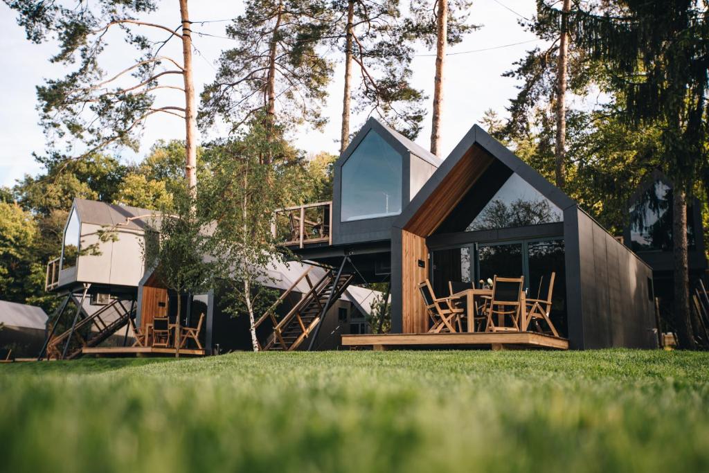 Zahrada ubytování Luxury glamping Chocolate village