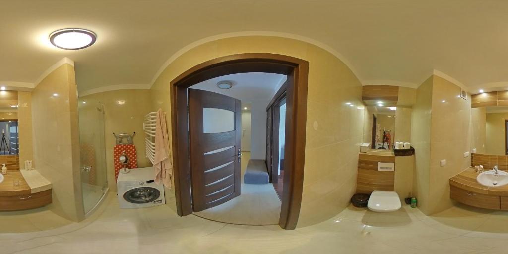 Bilik mandi di Ustka Apartament Lux