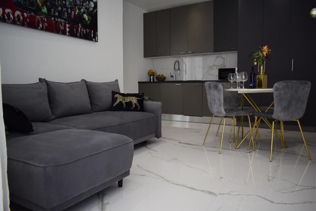 Posezení v ubytování Apartmani Lavin