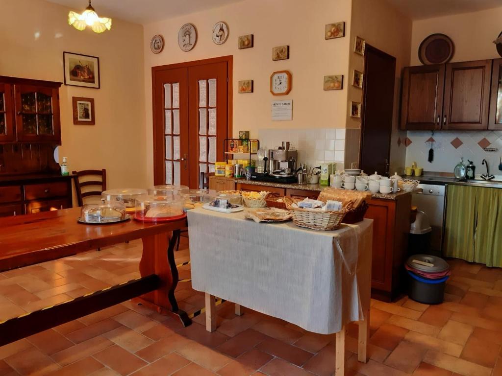 Jídlo v bed and breakfast nebo okolí