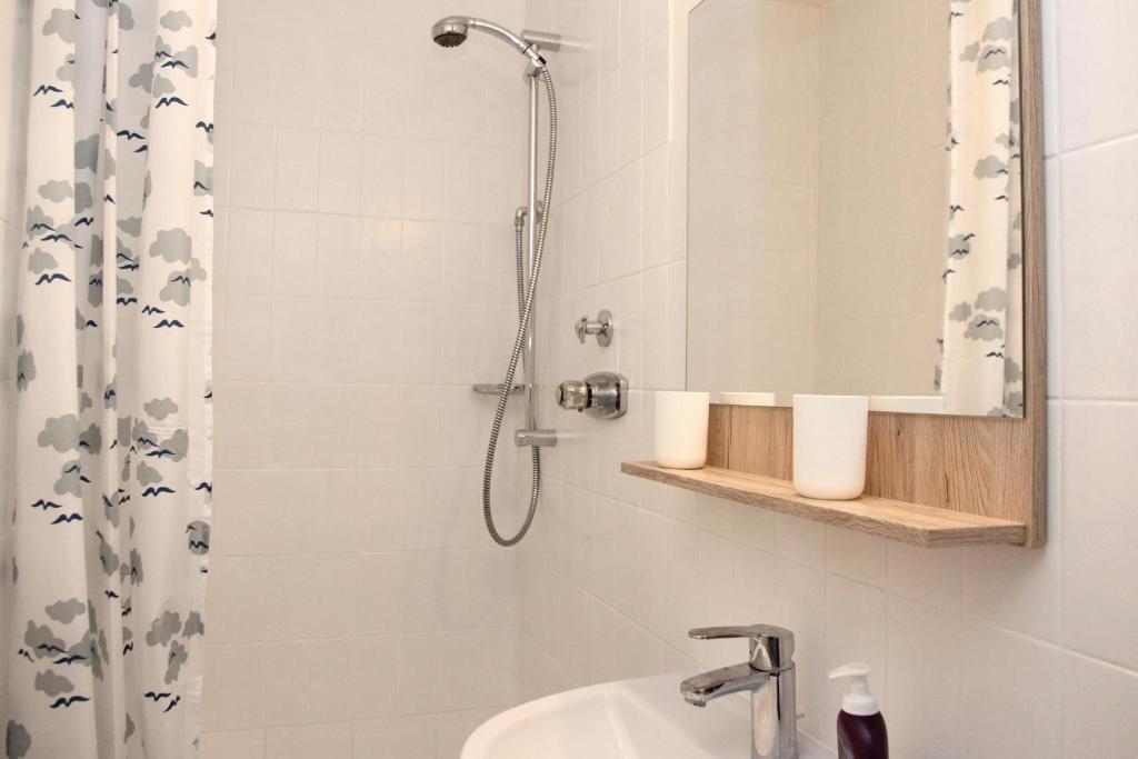 Koupelna v ubytování Ferienhaus Paschke Möhnesee Zentrum