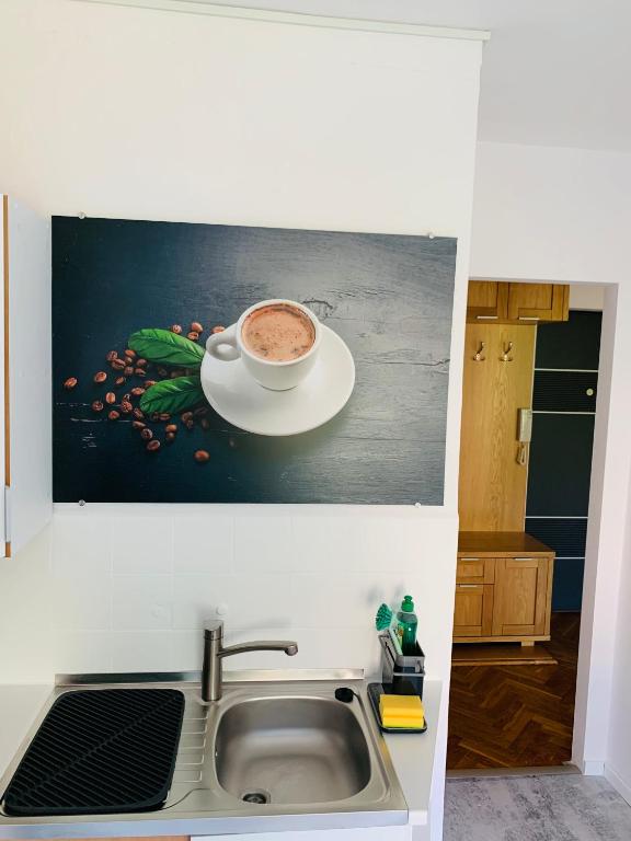 Kuchyňa alebo kuchynka v ubytovaní Apartament Basia