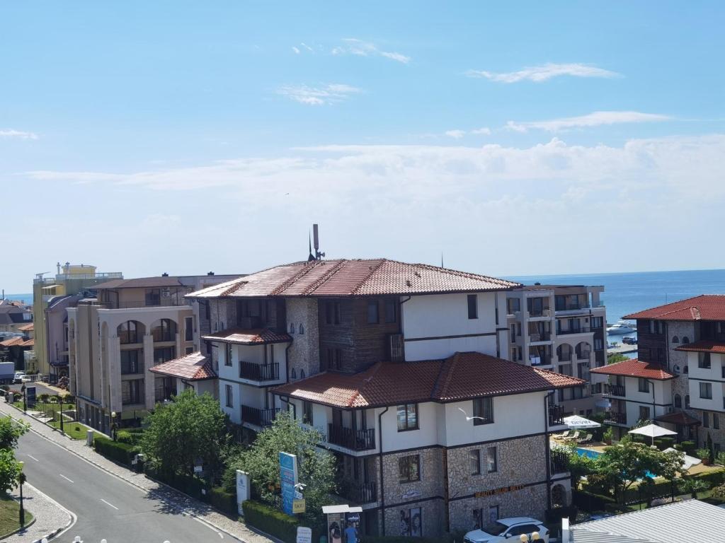 Nespecifikovaný výhled na moře nebo výhled na moře při pohledu z hotelu