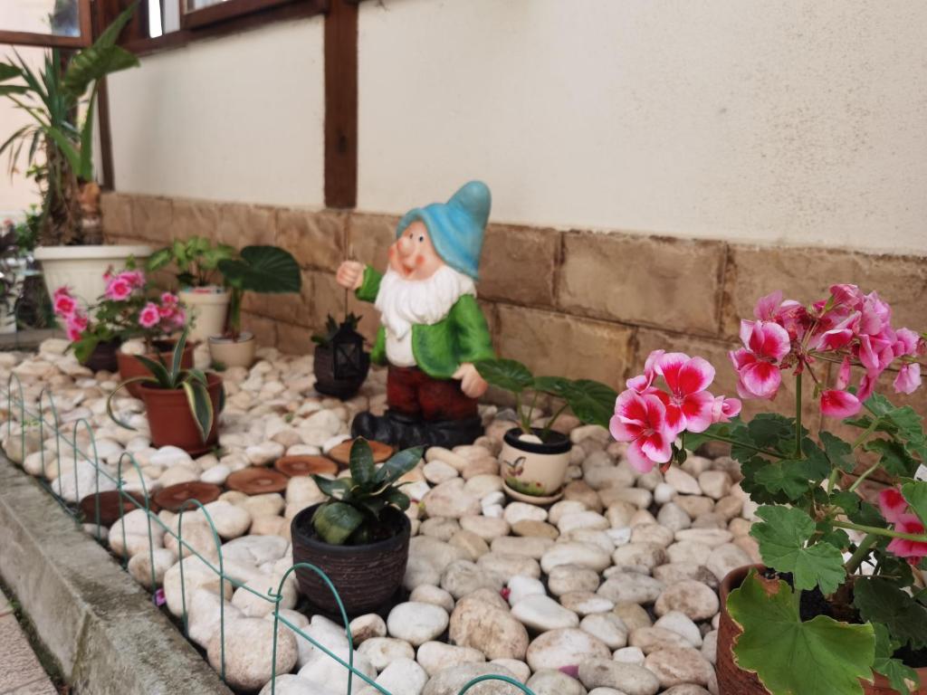 Zahrada ubytování Santorini Sveti Vlas