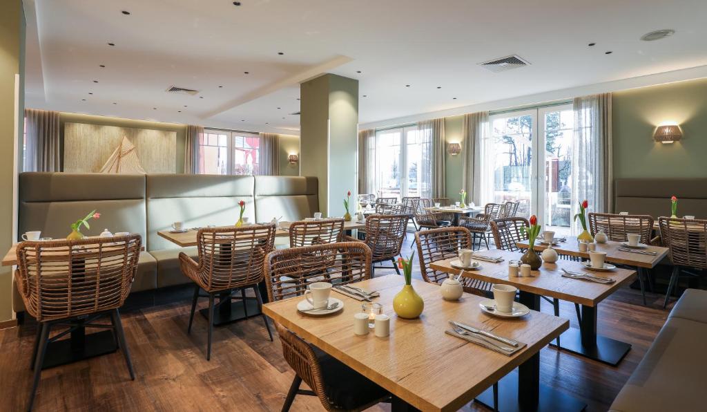 Restaurace v ubytování Strandhafer Aparthotel