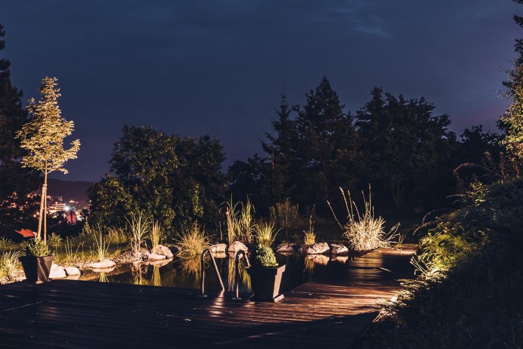 Zahrada ubytování Boutique penzion Rech