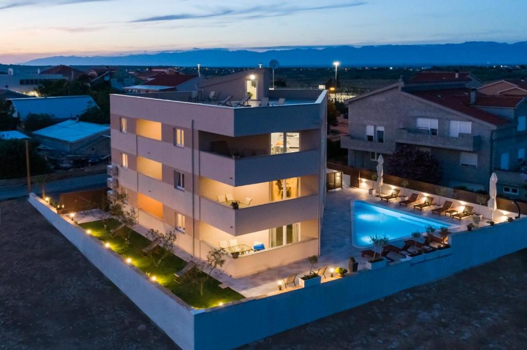 Bazén v ubytování Oliva Vallis Apartments nebo v jeho okolí