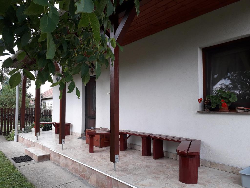 Zahrada ubytování Mátyás Apartman