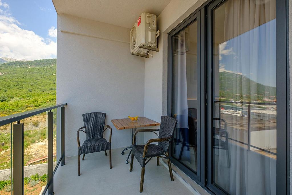 Balkón nebo terasa v ubytování Dubrave apartmani