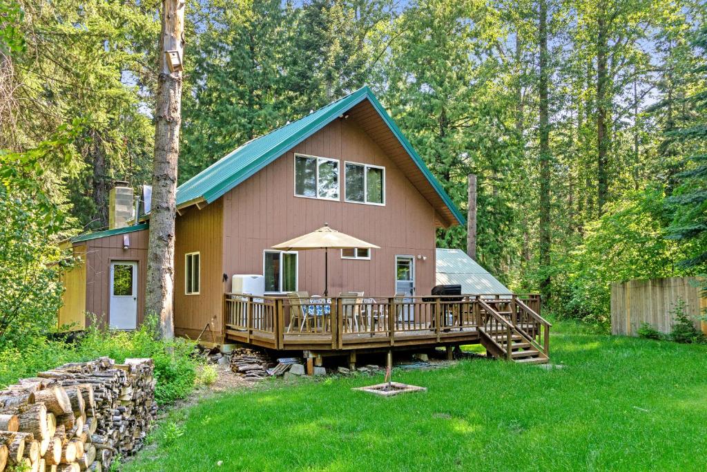 Zahrada ubytování Yakima River Cabin