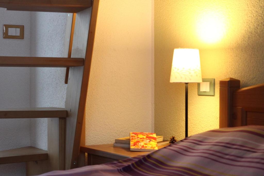 Postel nebo postele na pokoji v ubytování Stalut das puestines