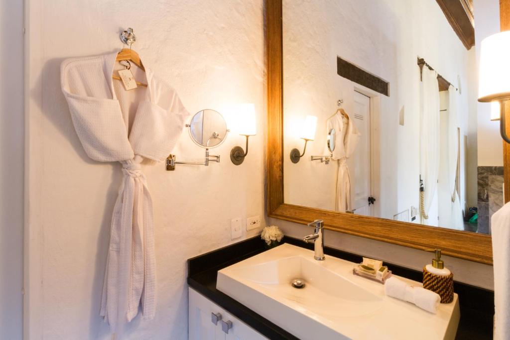 Koupelna v ubytování Hotel Boutique Casa del Coliseo