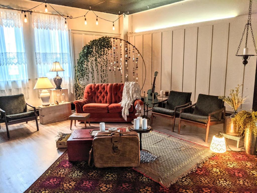 Un lugar para sentarse en Maison Zacharie