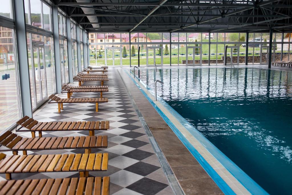 Bazén v ubytování Termal Star Complex nebo v jeho okolí