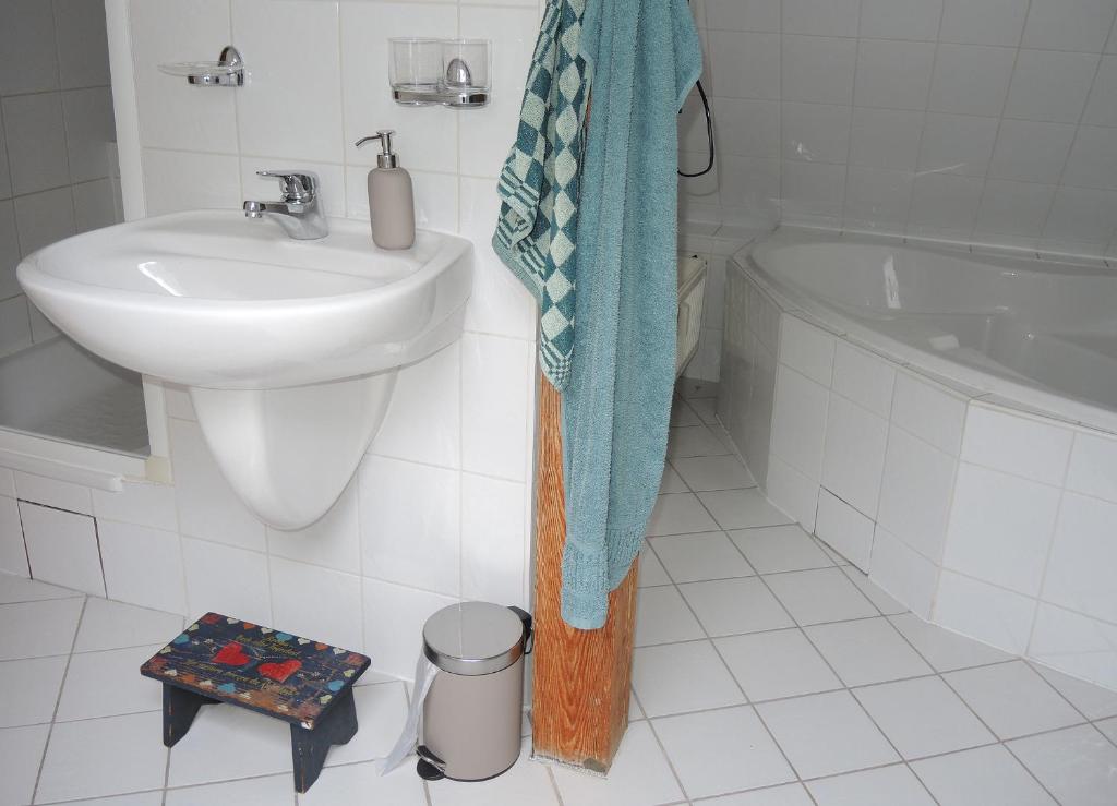 Koupelna v ubytování Casa Karp "Maisonette"