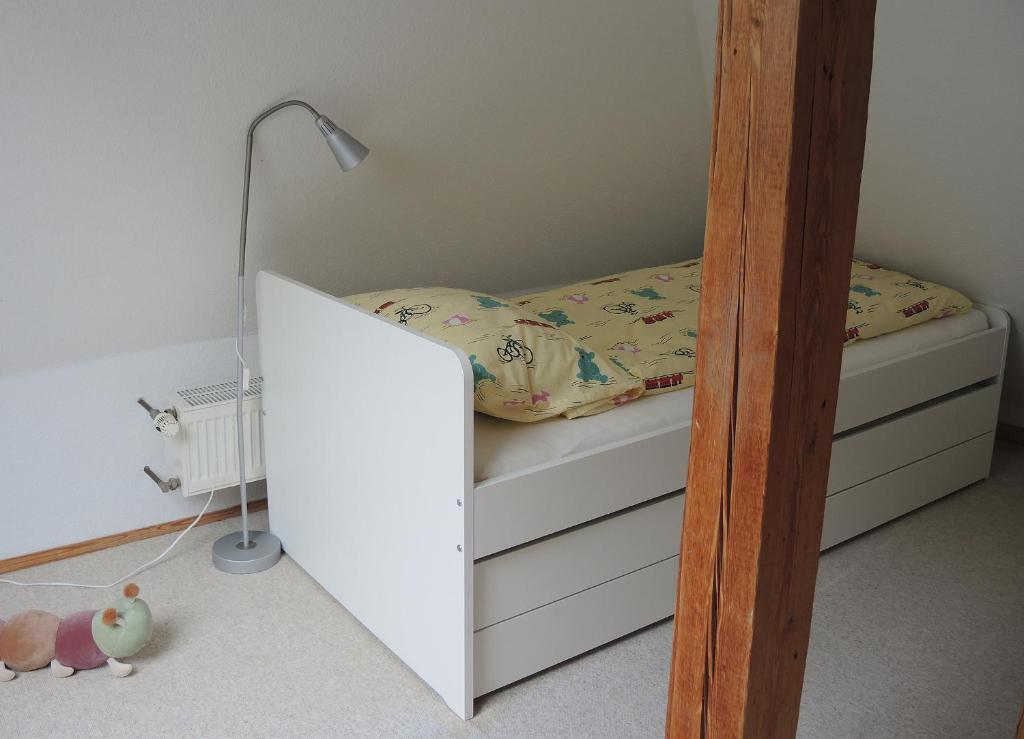 Postel nebo postele na pokoji v ubytování Casa Karp "Maisonette"