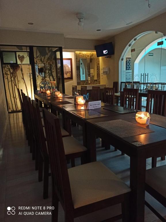 Restaurace v ubytování Hotel Las Monjas