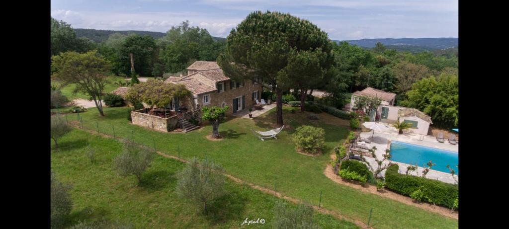 A bird's-eye view of Chambre Olivette Mas Bel Esperance