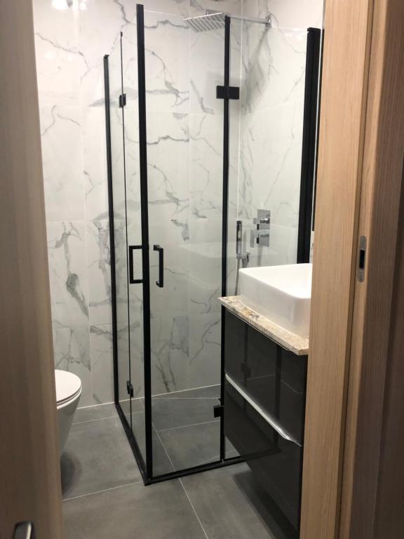 Kúpeľňa v ubytovaní Apartamenty Platinex 3