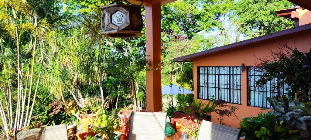 Zahrada ubytování Posada Los Chaneques Catemaco