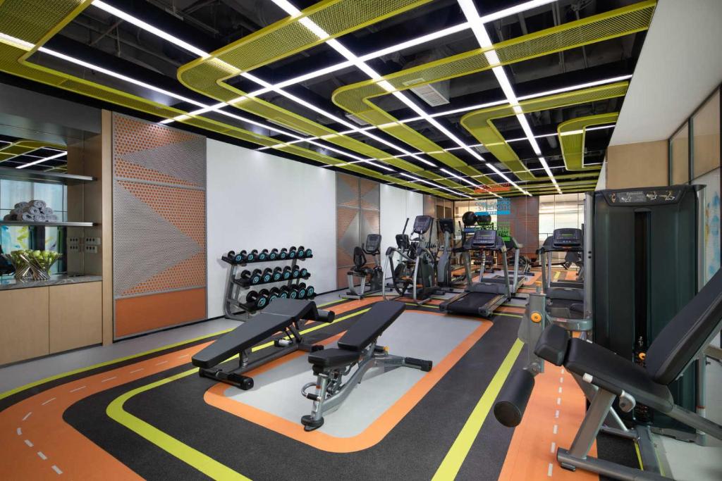 Fitness centrum a/nebo fitness zařízení v ubytování EVEN Hotel Shenzhen Nanshan by IHG