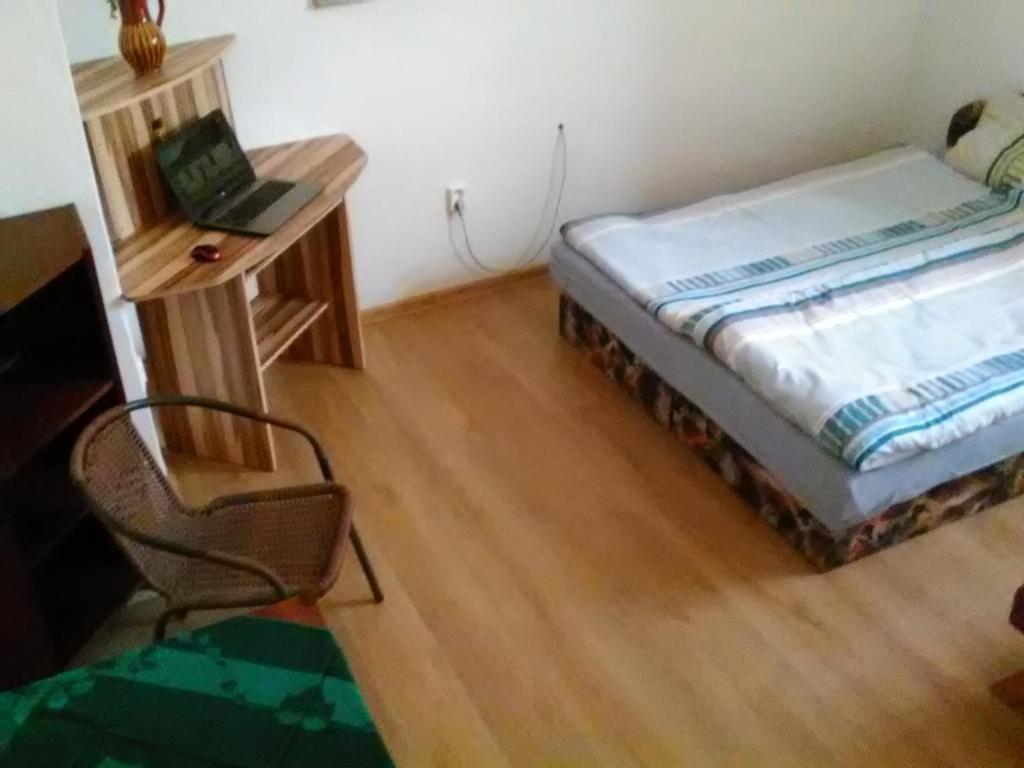 Ένα ή περισσότερα κρεβάτια σε δωμάτιο στο U Tupáčků