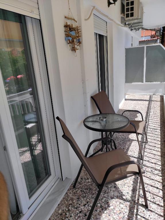 Balkon lub taras w obiekcie Stamatia Apartments