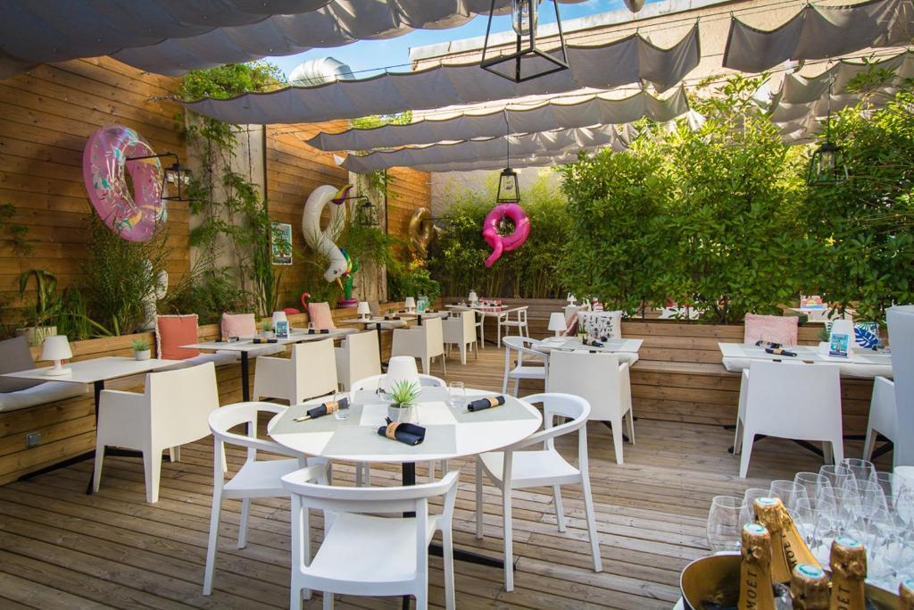 Restaurace v ubytování Hôtel Restaurant Vaillant proche Europapark Rulantica