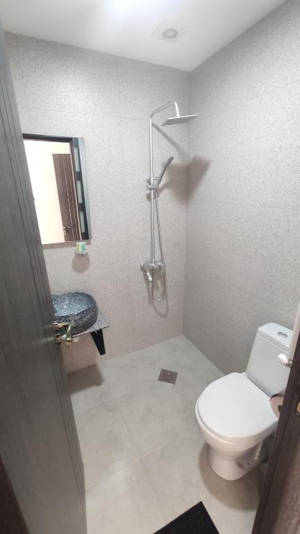 Koupelna v ubytování Prime Hotel Kazbegi