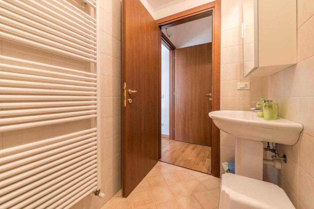 Koupelna v ubytování la casa del borgo con parcheggio