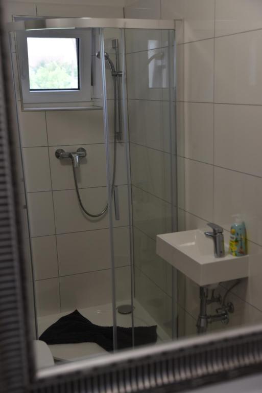 Koupelna v ubytování Vila Vlaštovka