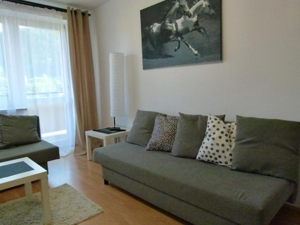 Posezení v ubytování Apartament BB Czarny potok