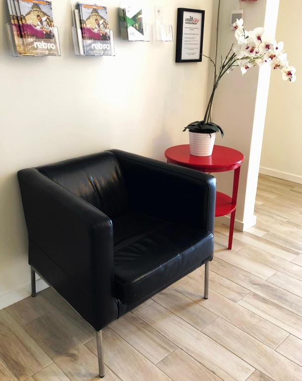 Posezení v ubytování Örebro City Hostel