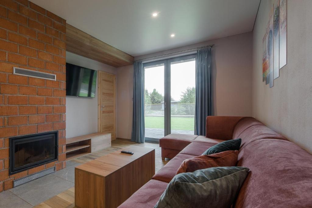 Posezení v ubytování Apartmány DOMA Domaša