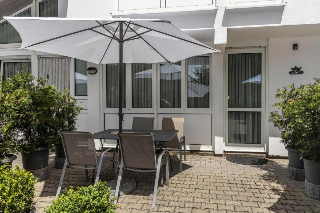 Patio nebo venkovní prostory v ubytování Fewo Eg Mitte - Hunde erlaubt
