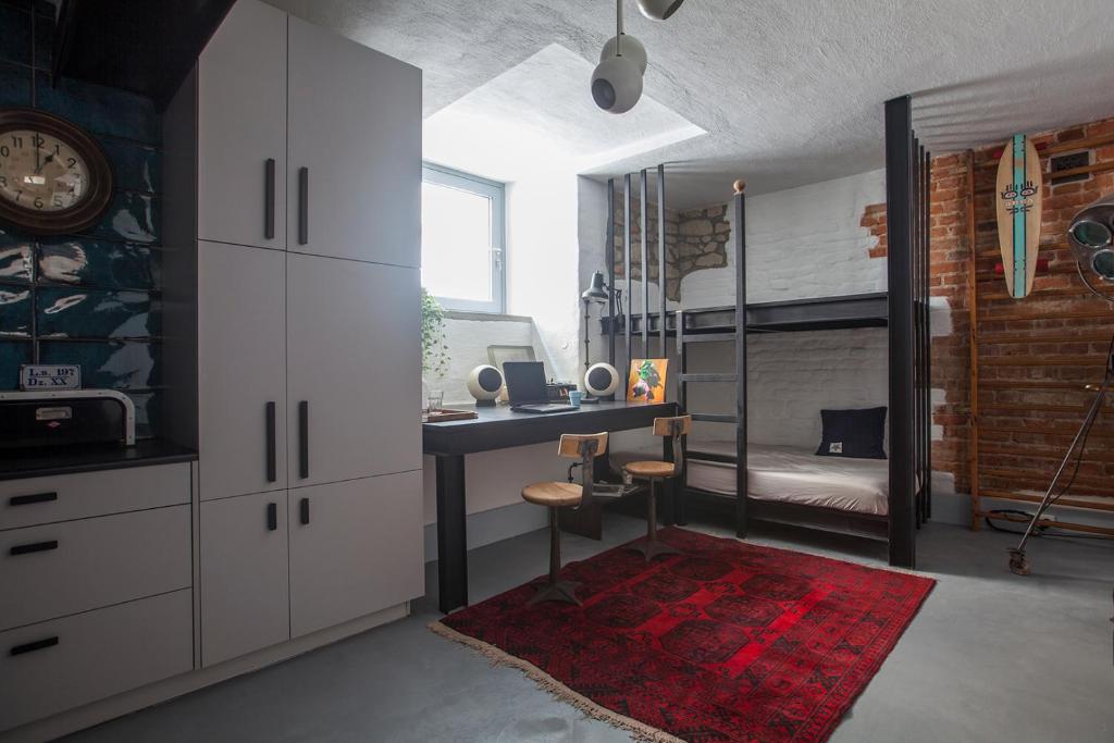 Kuchyňa alebo kuchynka v ubytovaní Apartament przy Katedrze