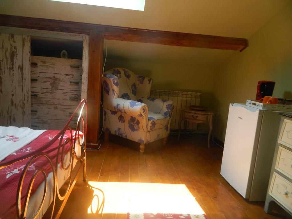 Postel nebo postele na pokoji v ubytování Casa Ligia
