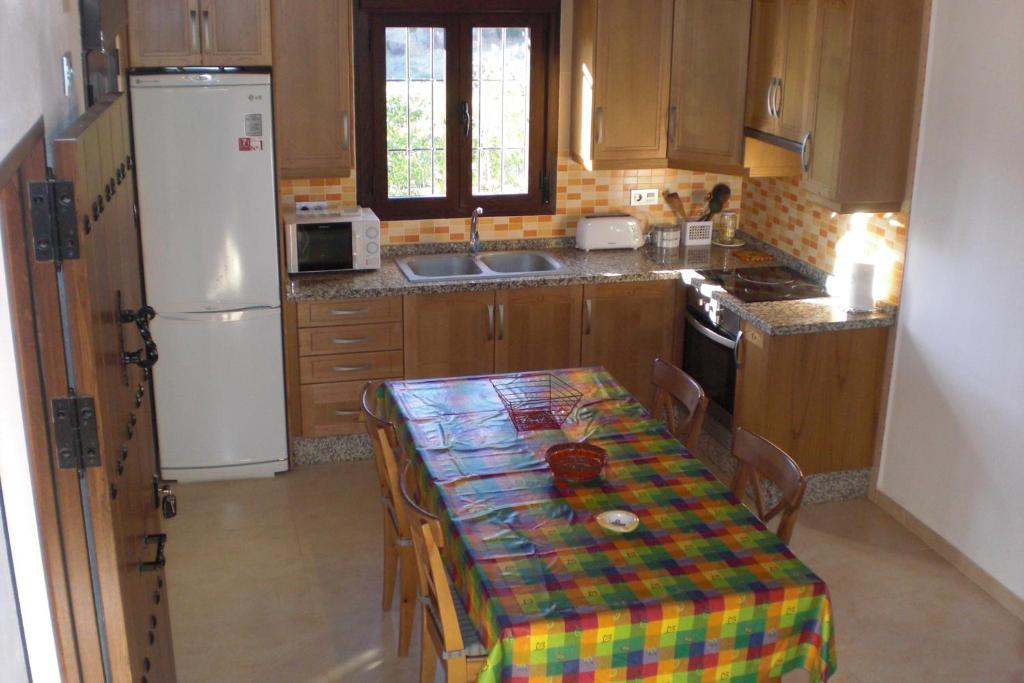 Kuchyň nebo kuchyňský kout v ubytování Casita la Herilla