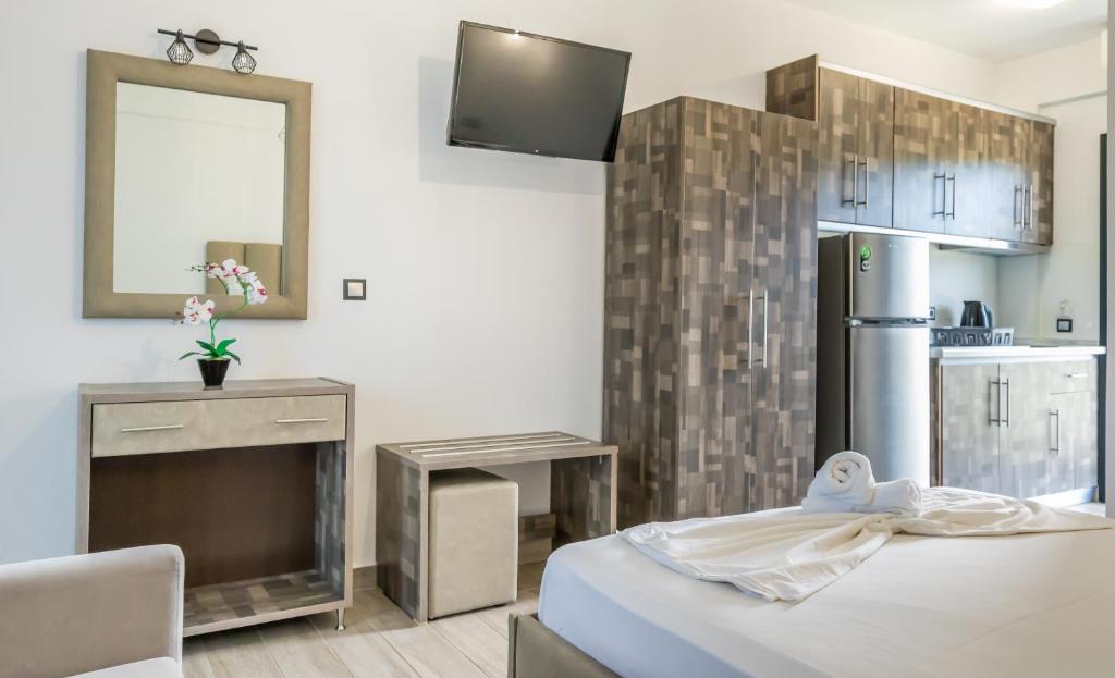 Posteľ alebo postele v izbe v ubytovaní Katerina's Resort