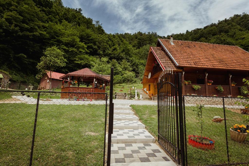 Zahrada ubytování Cabana Daria