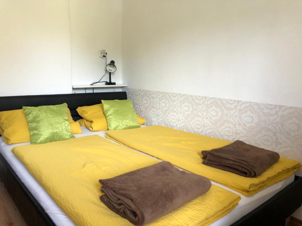 Postel nebo postele na pokoji v ubytování Haus Sonja