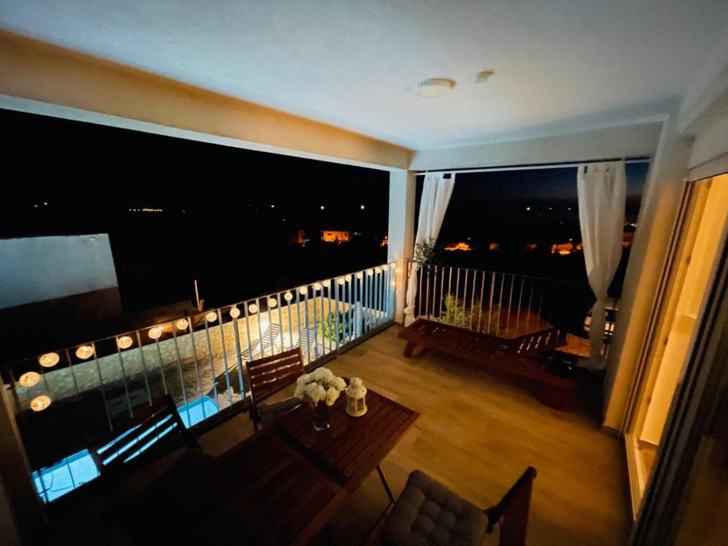Balkón nebo terasa v ubytování Anapartments