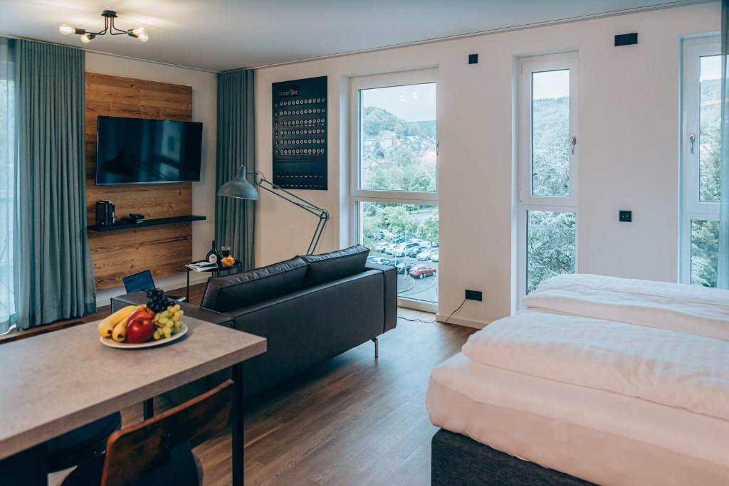Postel nebo postele na pokoji v ubytování Weekly Boardinghouse